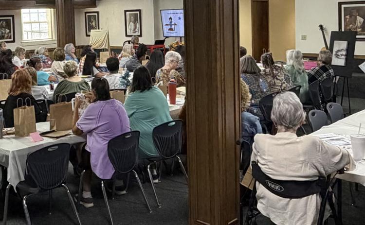 FAITH AND FELLOWSHIP Women gathered at Post Methodist Church for the “God Says You Are” Ladies Day conference Saturday, Sept. 19. | COURTESY PHOTO