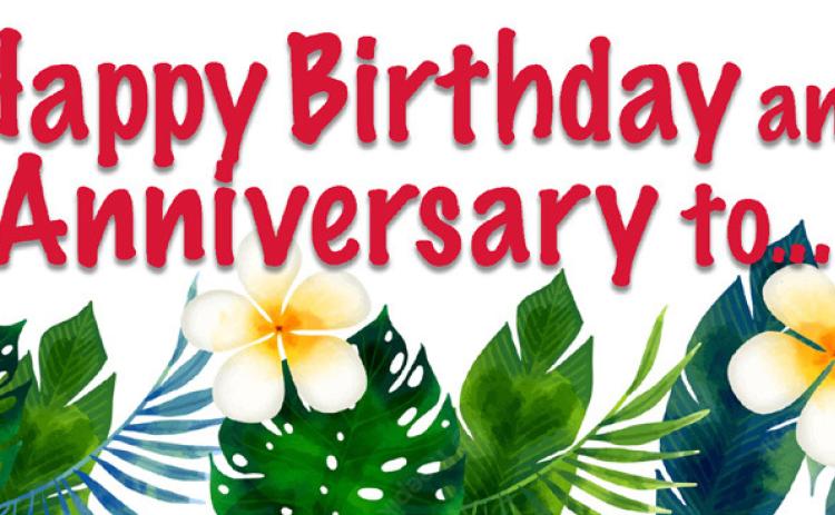 Happy Birthday and Anniversary to: