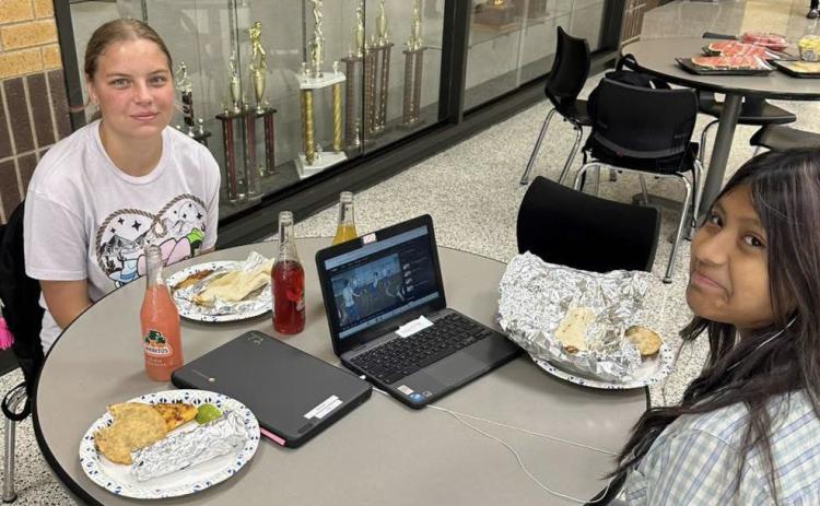 CULTURE AND CUISINE Post ISD Spanish students enjoyed a variety of traditional foods at a Mexican fiesta celebrating Hispanic Heritage Month. | COURTESY PHOTO