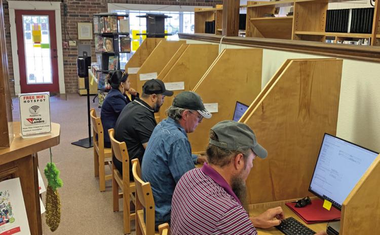 Post Public Library hosted the Texas Department of Criminal Justice on Aug. 27 to hire individuals for the Dalby facility. TDCJ anticipates training to begin on Wednesday, Sept. 17, and to begin accepting inmates towards the end of December or early January. | STAFF PHOTOS