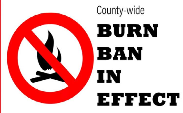 Commissioners extend county burn ban