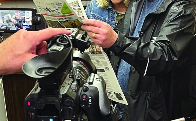 TEXASCOUNTRYREPORTER In their final year Bob and Kelli Phillips came to Spur to produce a segment onTheTexas Spur which is the flagship for a five-newspaper group which also includes The Post Dispatch, The Floyd County Hesperian-Beacon, The Knox County News-Courier and The Caprock Courier. | TEXAS SPUR PHOTO