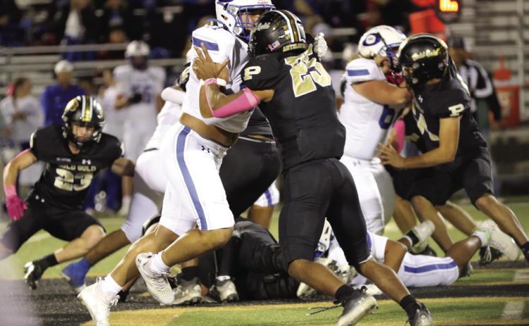 ANTELOPE PRIDE The Post Antelopes dominated the Mustangs to a 48-6 victory during Friday’s game, October 18. | COURTESY PHOTO