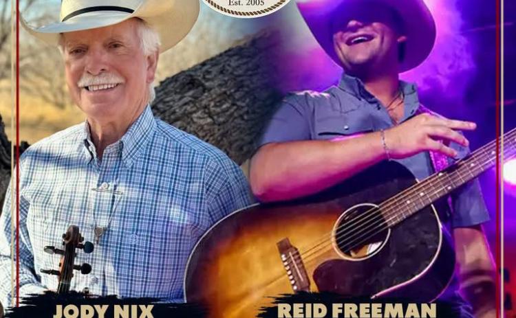 CONCERT SERIES Country music legend Jody Nix and rising star Reid Freeman will headline the live entertainment during the 86th annual Post Stampede Rodeo Friday, Aug. 7 and Saturday, Aug. 8. | COURTESY PHOTO