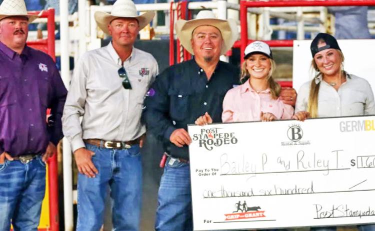 YOUTH OPPORTUNITY The Post Stampede brings an opportunity to local 4-H and FFA Clubs to win a grant by way of a calf scramble during the Post Stampede Rodeo. 4-H Advisors and FFA Teachers/Advisors are invited to enter their two-person teams in this event. | COURTESY PHOTO