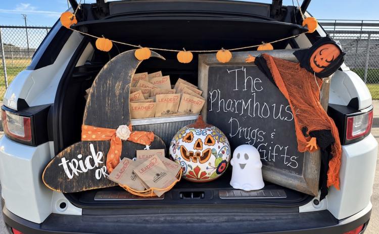 HALLOWEEN TREATS A festive trunk-or-treat display from the Pharmhouse Drugs &amp; Gifts featured in the 2024 community Fall Festival celebration. | COURTESY PHOTO