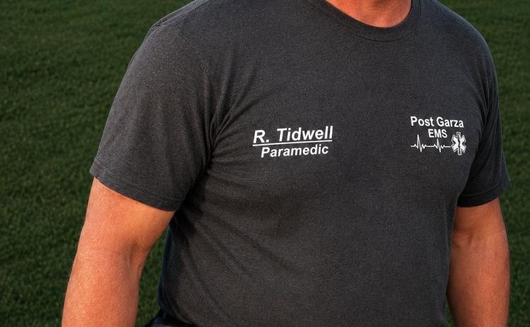 HOMETOWN HERO Rodney Tidwell, a longtime member of Garza County EMS, was recognized by Galls, a national public safety equipment company, for his dedication and service in emergency medical response. | COURTESY PHOTO