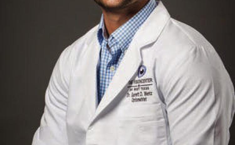 OPTOMESTRIST Dr.Wentz attended Abilene Christian University and then went to UIW Rosenberg School of Optometry in San Antonio. He has been in this field for over seven years and practices at Wentz and Woodrich Eyecare in Lubbock. Dr. Wentz is passionate about eye care and getting his patients to see clearly. | COURTESY PHOTO