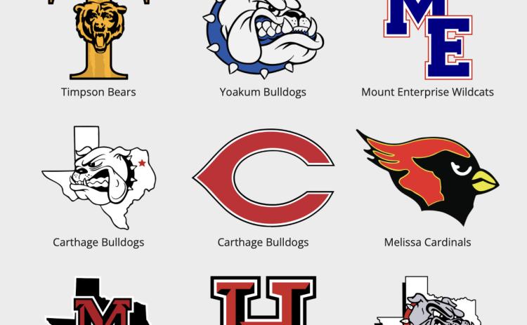 LOOKING FOR LOGOS The Texas High School Logo Project in 2018 launched an online database of high-quality files for Texas high school sports logos. | COURTESY PHOTO