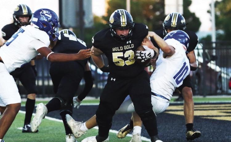 UNDEFEATED The Post Antelopes are walking with their heads up following a grand victory from Friday night’s game with the Farewell Steers and a score of 59-6. | KHLOE SMITH PHOTO