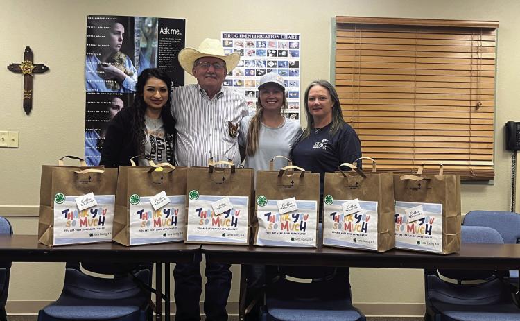 GARZA COUNTY 4-H SAYS THANK YOU