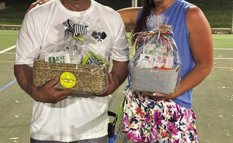 Post Spring Pickleball Tournament winners