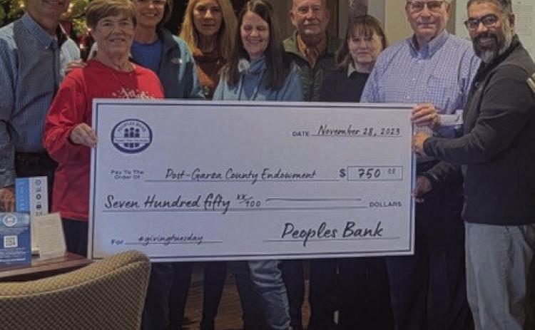 Giving Tuesday at Peoples Bank