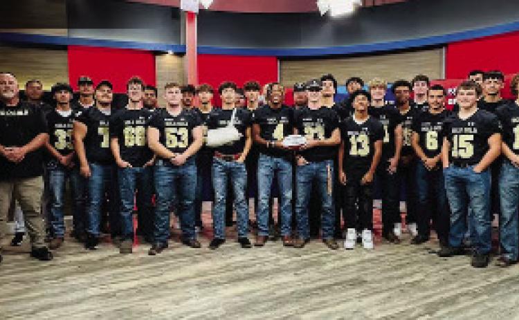 TEAM OF THE WEEK The team’s success is due to the remarkable players, dedicate coaches, and encouraging atmosphere, emphasizing a traditional venue for football. Hard work from the players has truly paid off. | COURTESY PHOTO FROM KCBD TV