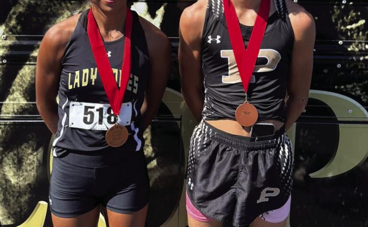 CROSS COUNTRY Post Cross Country hit the trail Sunday, Sept. 29, at Sundown. Yuriana Hernandez finished 12 in the HS Girls division and Za’Kobi Pena finished 14 in the HS Boys division. The HS girls team finished 7 out of all teams and 3 out of the 2A teams. The next race for Bold Gold Cross Country will be District at Mae Simmons on Oct. 7. | PHOTO PROVIDED
