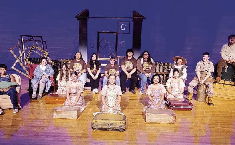 STATE RESULTS Post One Act Play cast, crew, and directors performed at the State contest in Austin, TX, on May 13. Khloe Smith was selected as the 2A All-Star Cast, and Adan Gonzalez was selected as the 2A Honorable Mention All-Star Cast. Congratulations! | COURTESY PHOTO