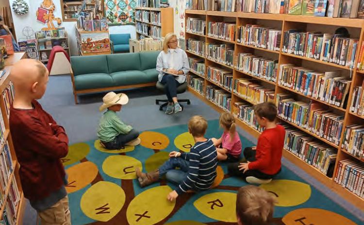 STORY TIME The Post public library’s first Read Aloud was presented by Mendy Dalby on Wednesday. It was great fun with several wonderful stories. | POST DISPATCH